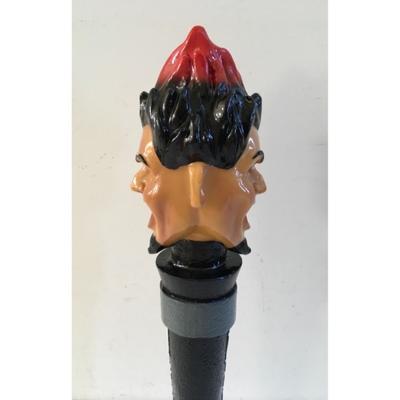 Heretic Beer Bar Breweriana Heretic Evil Twin Tap Handle Rare 12" Two Sided Head - Picture 8 of 12